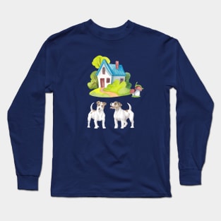 Jack Russell Terriers Home Long Sleeve T-Shirt